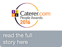 Caterer.com People Awards 2016 logo, read the full story here