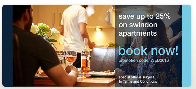 book now - save up to 25% on swindon apartments